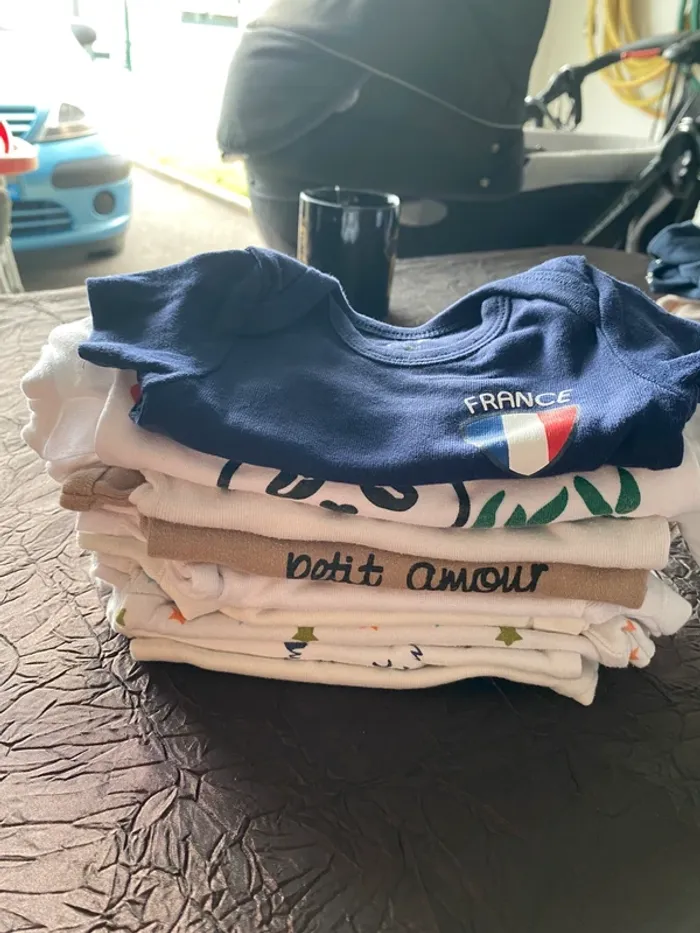 Lot body manches courtes