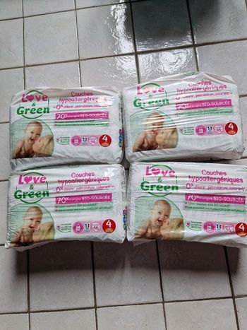 184 couches Love and Green taille 4