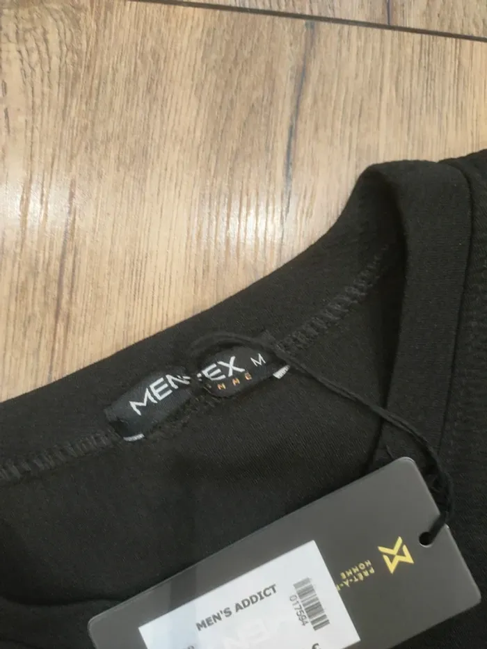 Pull fin homme noir taille M Mentex - photo numéro 5