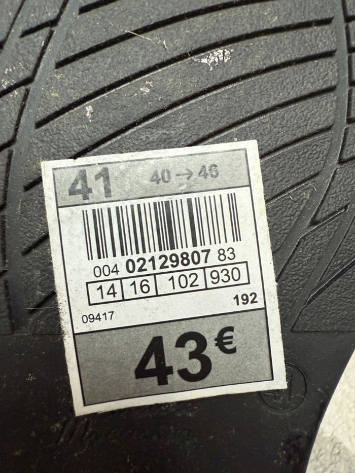 Mocassins en cuir Walking Confort Taille 41 - photo numéro 4