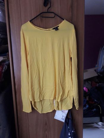 Haut manches longues jaune