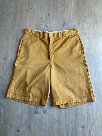 Short chino jaune moutarde pour homme Dickies taille W42 FR52 294