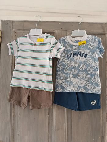 Lot 2 tenues été (18 mois) - NEUF