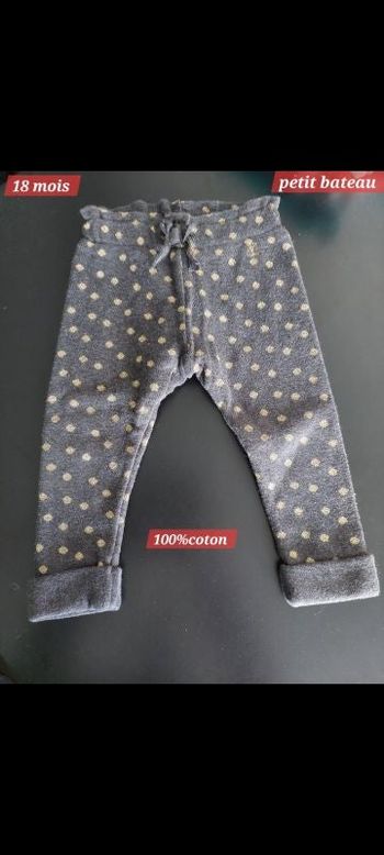 Pantalon épais fille 18mois