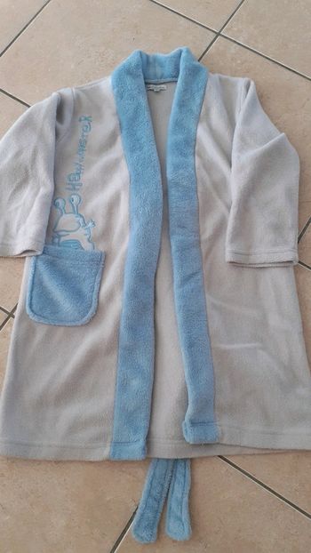 Peignoir en laine 4 ans