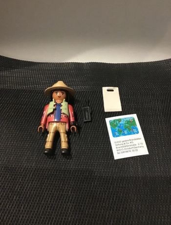 Playmobil figurine garde forestier réserve naturelle Wiltopia très bon état comme neuf