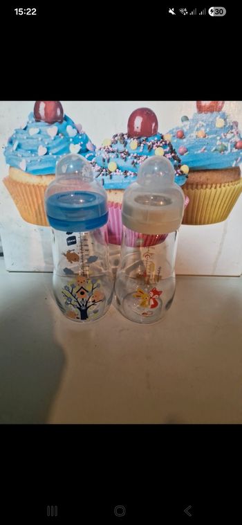 Biberons Mam en verre 260ml