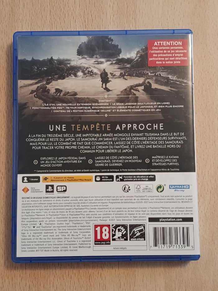 Ghost of Tsushima PS 5 - photo numéro 5