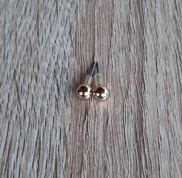 Boucles d'oreilles dorées