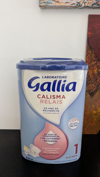 1 boite Gallia Calisma relais 1er âge 