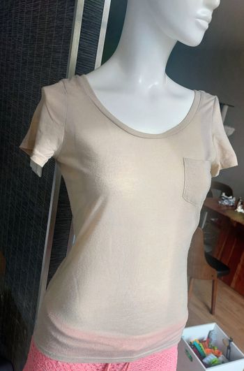 T-shirt beige/crème Jennyfer