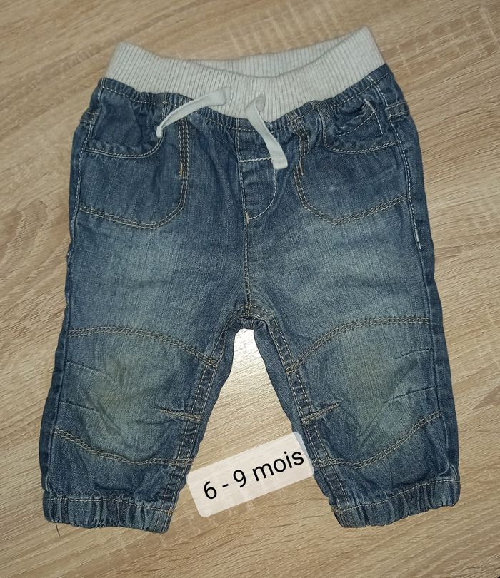 Pantalon jean 6-9 mois - photo numéro 2