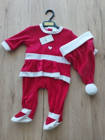 Pyjama de Noël fille 3 mois