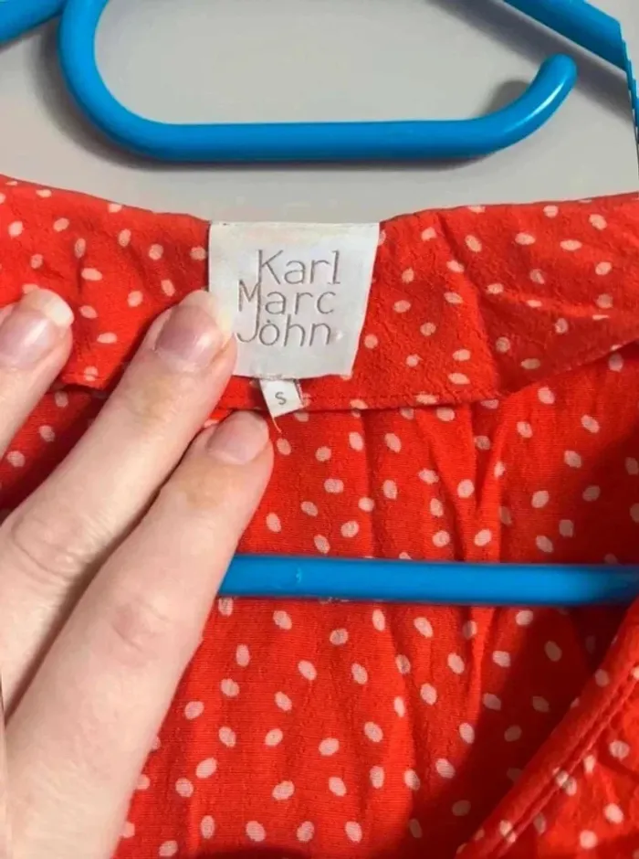 Robe portefeuille rouge taille 36 - photo numéro 4