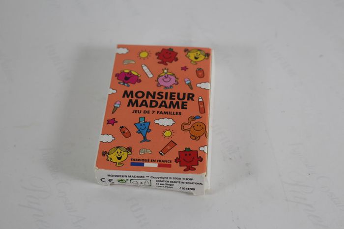 Avene Jeu des 7 familles Monsieur Madame 100% Complet