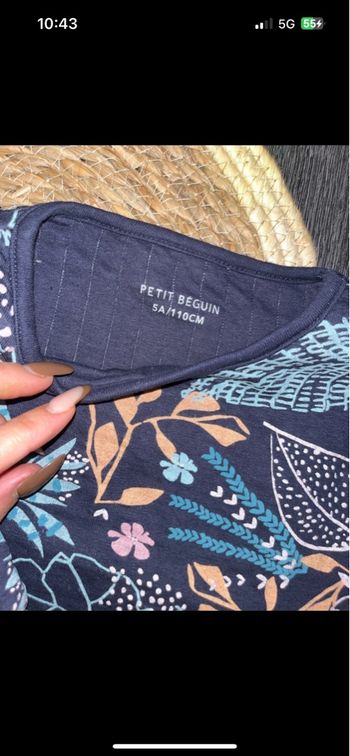 Ensemble fille petit béguin