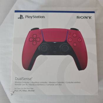 Manette PS5 Dualsense Rouge (cosmic red)