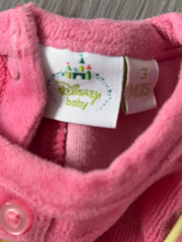 Pyjama velours Disney taille 3 mois - photo numéro 2