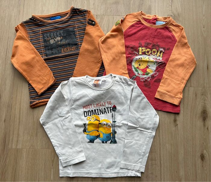 Lot de 10 T-shirts manches longues 3 ans - photo numéro 3