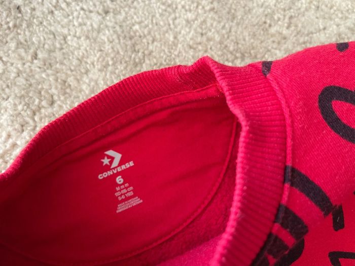 Pull sweat shirt Converse 🌻 - photo numéro 3