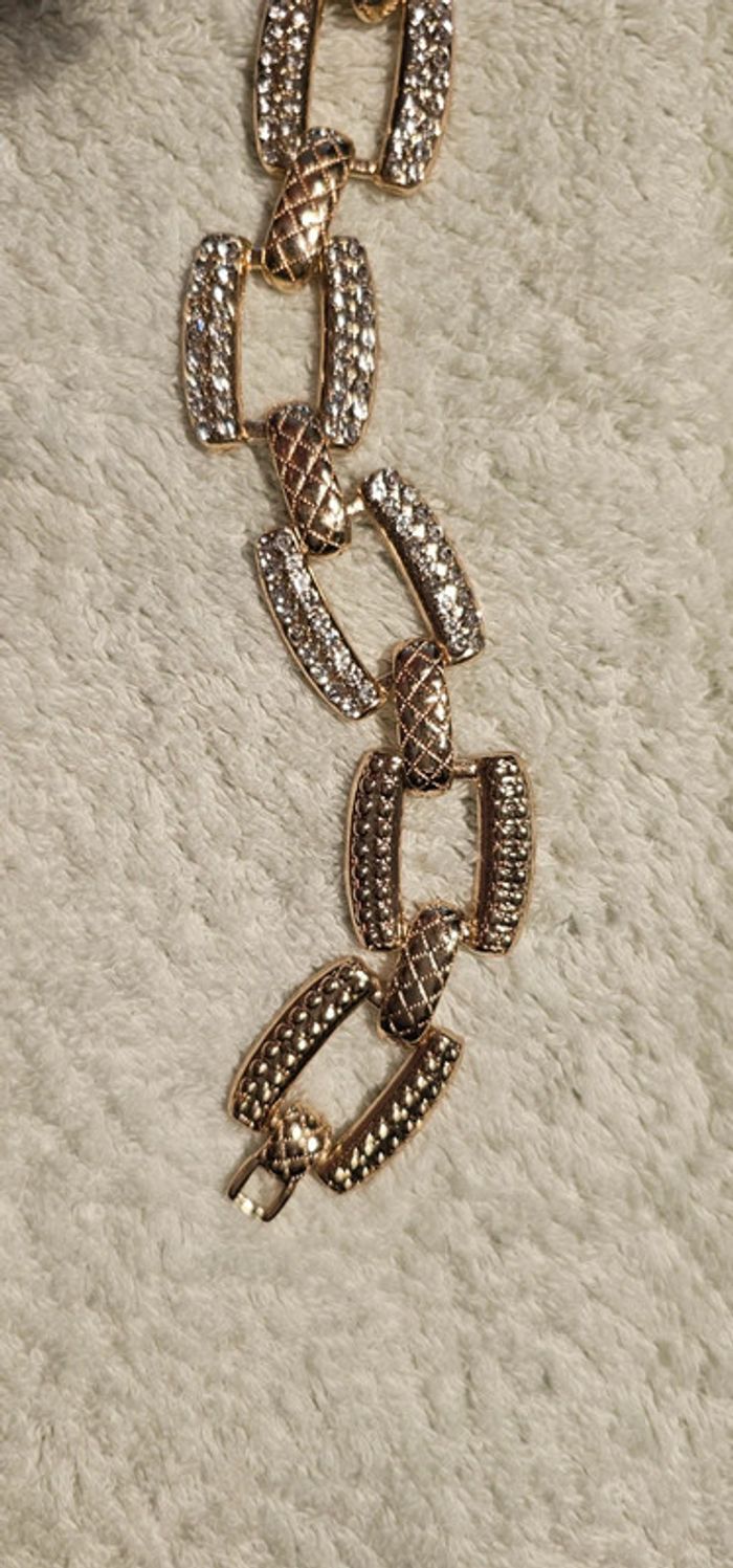 Bracelet fantaisie en laiton neuf - photo numéro 2