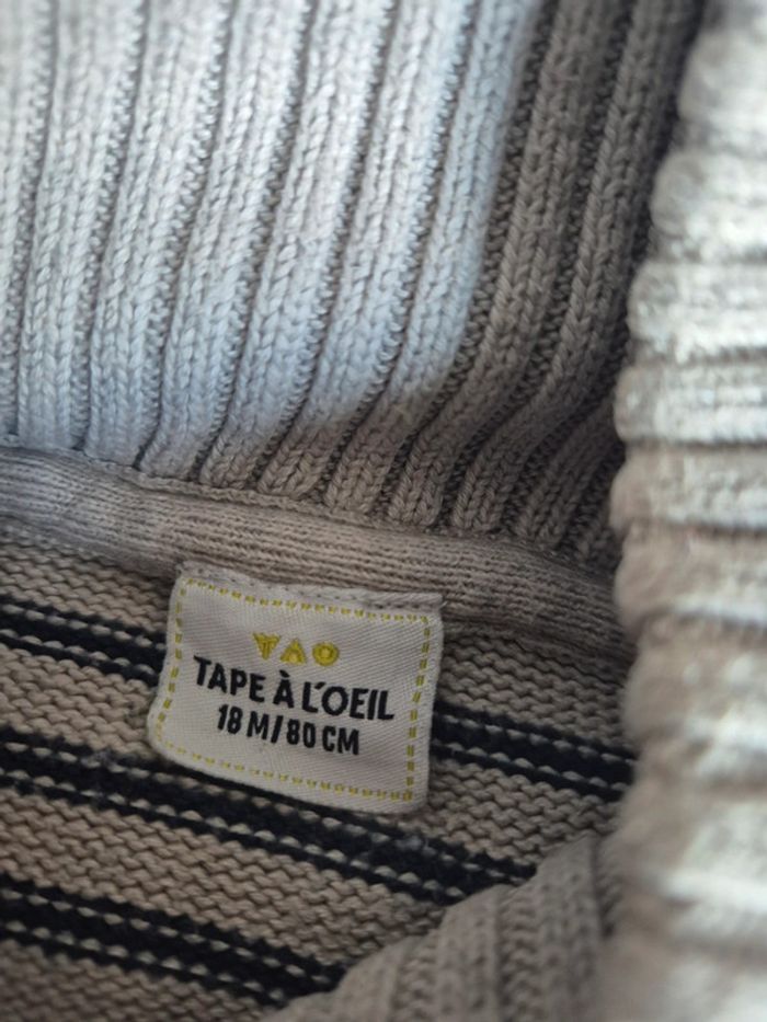 Pull bébé garçon taille 18mois - photo numéro 4