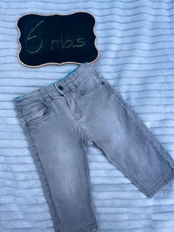 Jean gris Obaibi 6 mois