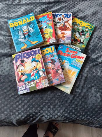 Lot de 7 bd de Picsou
