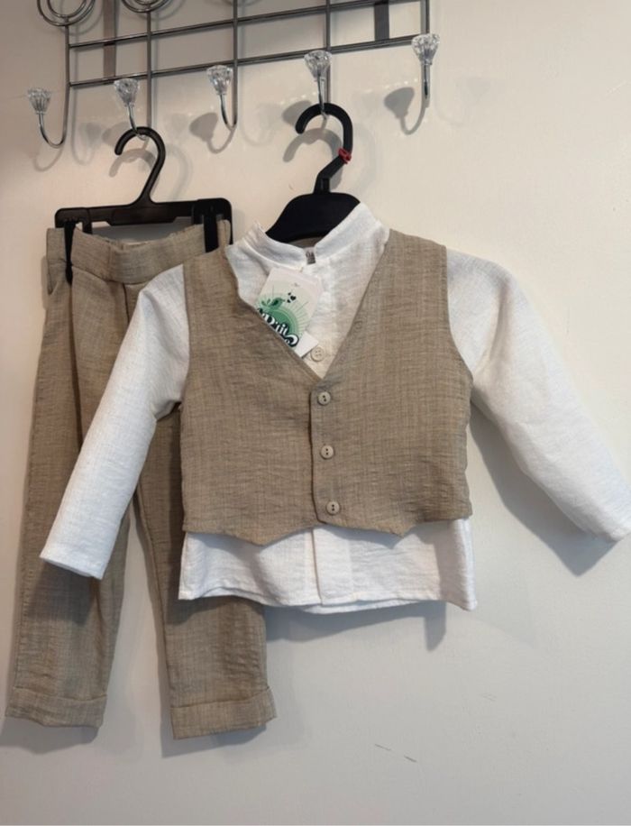 Ensemble Costume garçon neuf 3 ans P’tit Môme - photo numéro 3