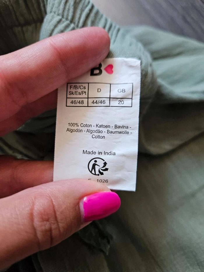 Pantalon Coton Blancheporte Taille 46/48 🍐 - photo numéro 4