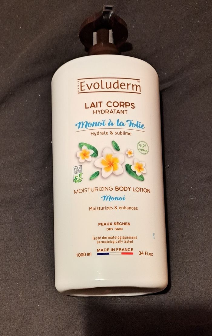 Evoluderm lait corps monoï