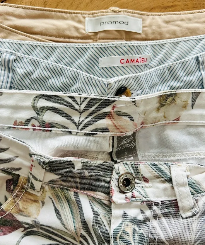Lot 3 pantalons été femme S - photo numéro 8