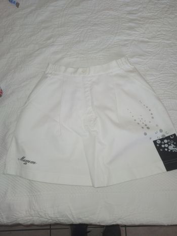 jupe courte blanc