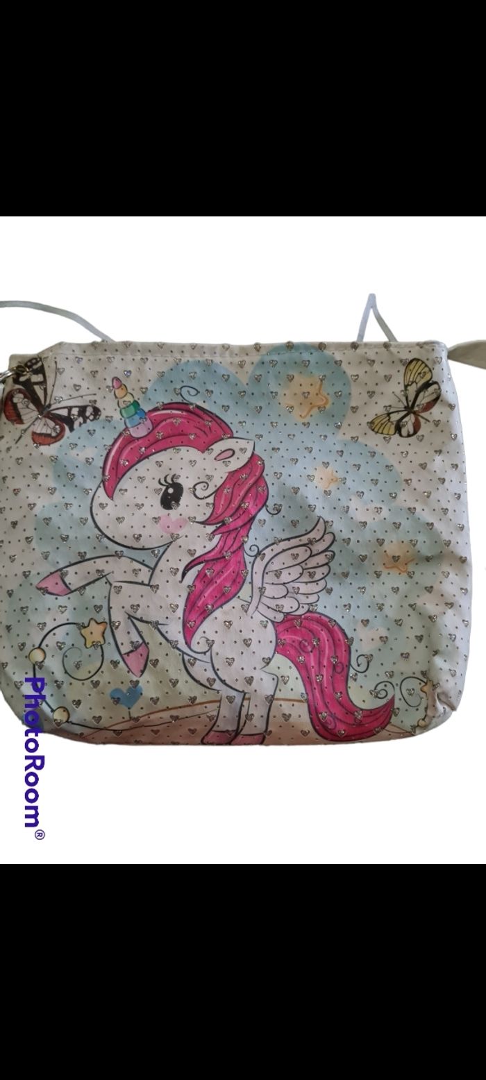 Petit sac bandoulière licorne - photo numéro 4