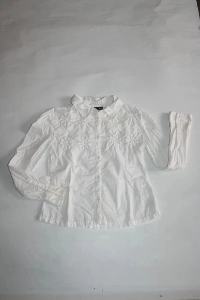 Chemise blanche longues manches Mexx 7/8 ans