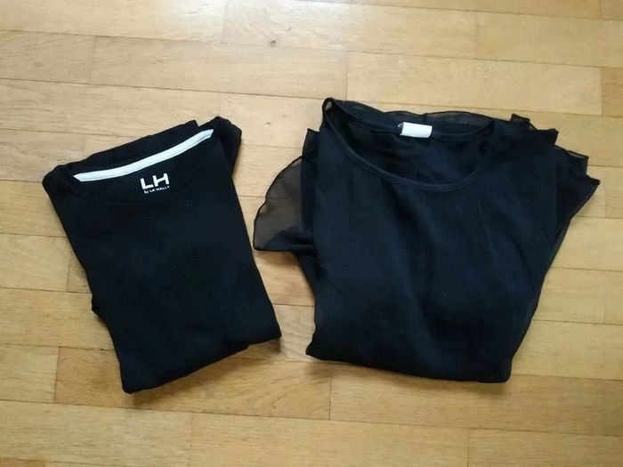 Tee shirt et blouse mousseline