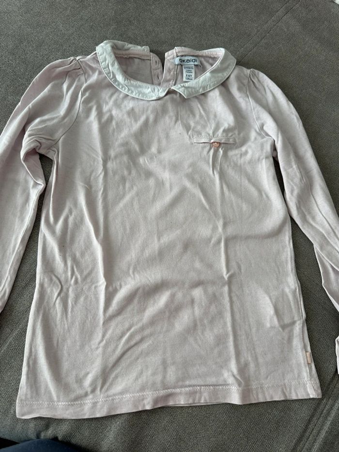 Haut manche longue col Claudine