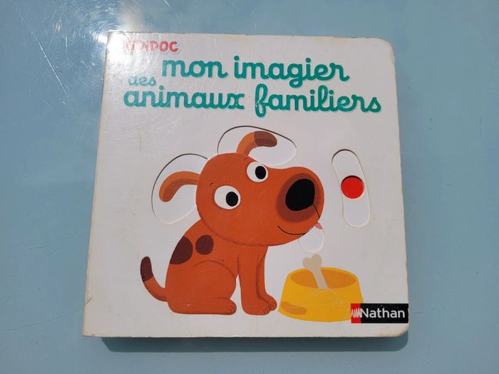 Livre animé à tirettes : Kididoc 🐕 Mon Imagier des animaux familiers 🐈 - photo numéro 2