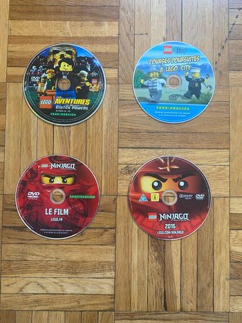 Une collection de dessins animés Lego