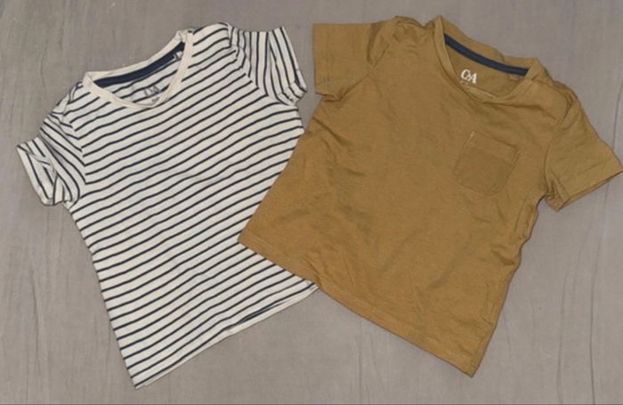 👕 Lot de 2 t-shirts bébé 3-6 mois – C&A