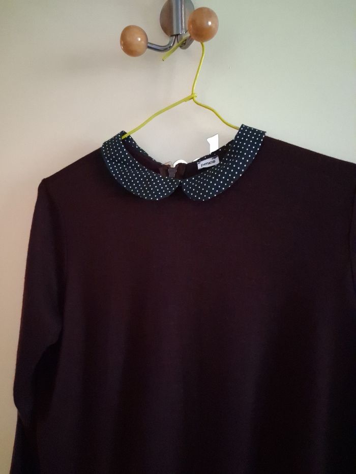 Tunique bordeaux manches 3/4 Pimkie - photo numéro 3