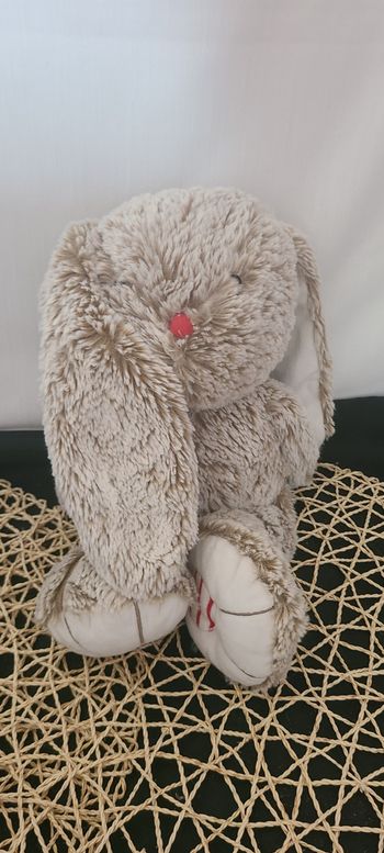 Peluche lapin Gris prestige