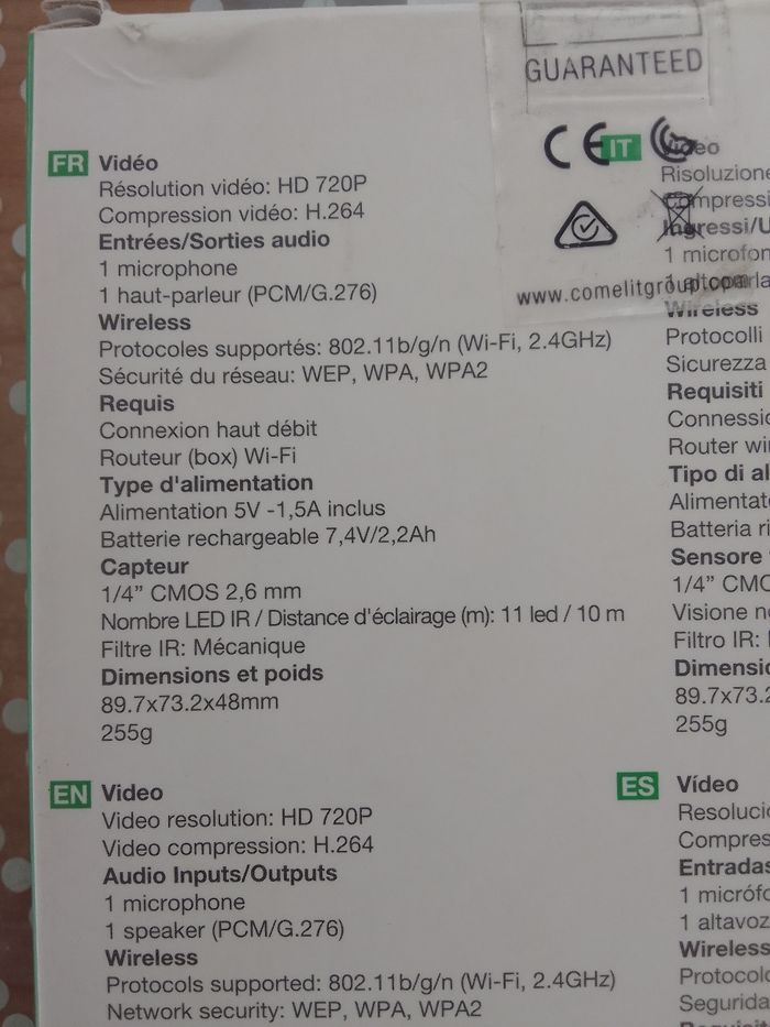 Wifi camera neuve - photo numéro 2