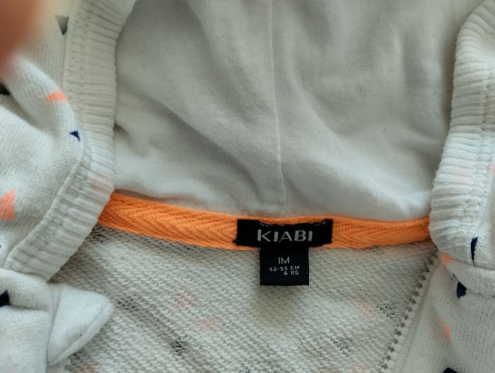 Sweat zippé taille 1 mois - photo numéro 2