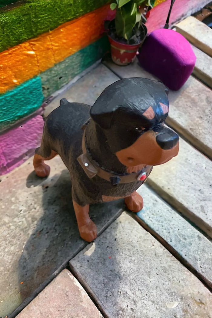 Disney Pixar La-Haut Up figurine Bêta chien Rare 7cmx8cm