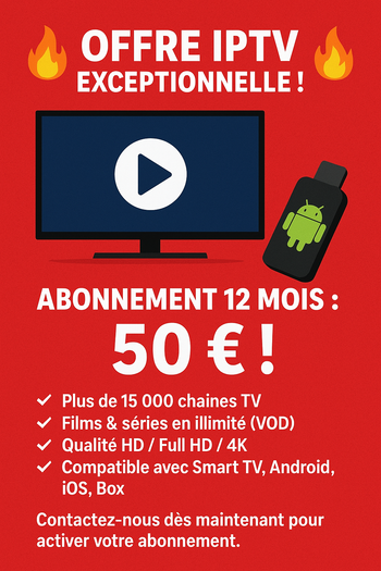 iptv 12 mois