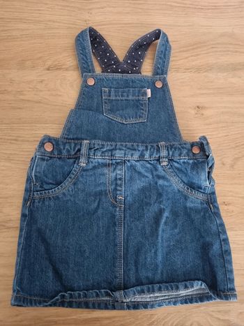 Salopette robe en jean