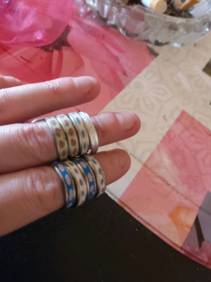 Lot 8 bagues - photo numéro 2