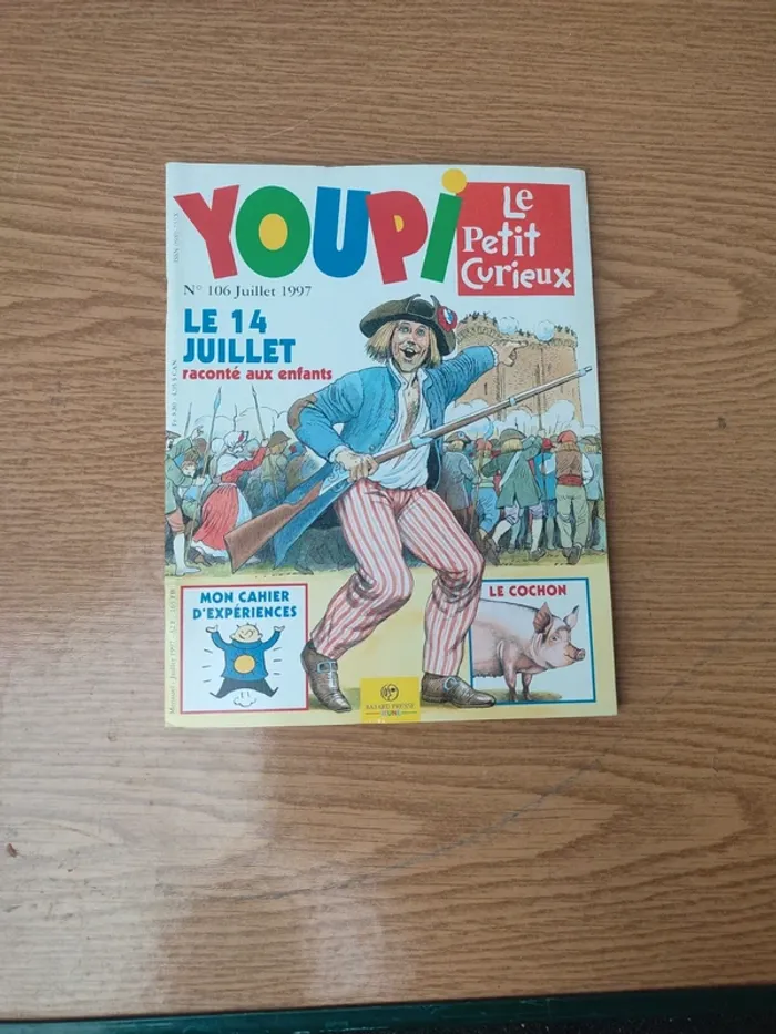 Livre youpi le 14 juillet raconté aux enfants