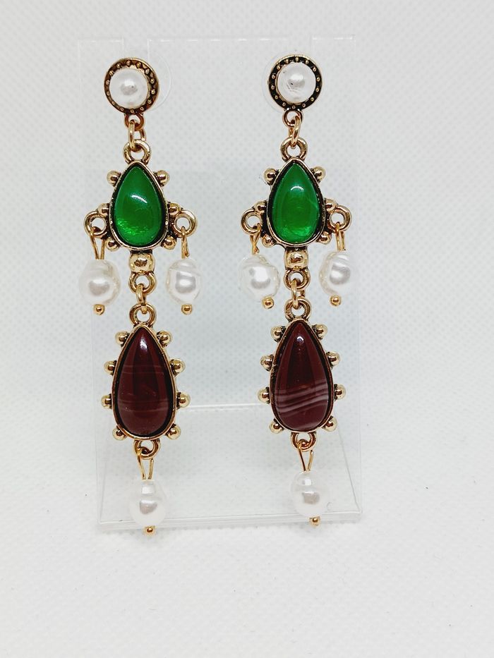 Magnifique boucles d'oreilles rétro - photo numéro 4